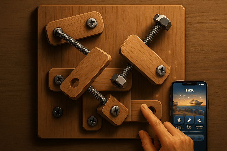 NUTR: Nuts & Bolts Wood Puzzle screenshot 1